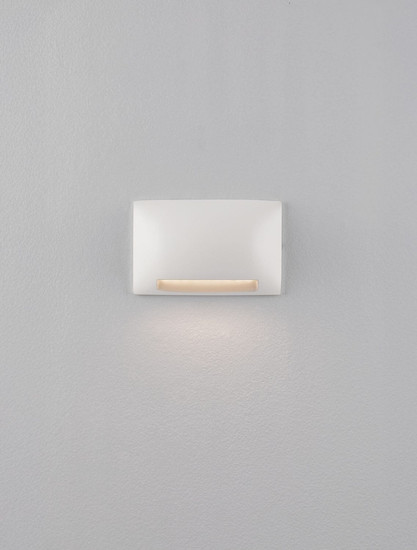 Nova Luce LED Außen-Wandleuchte Sub 5W warmweiss 3000K IP65 salzwasserfest Weiß Aluminium 13,5x8,5cm 9136417