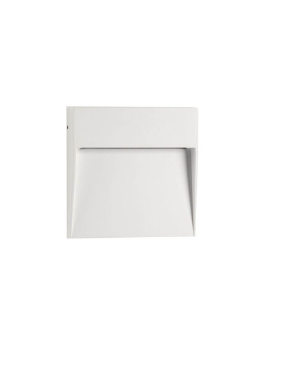 Nova Luce LED Außen-Wandleuchte Fem 5W warmweiss 3000K IP54 salzwasserfest Weiß Aluminium 16x16cm 9136441
