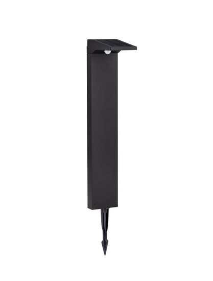 Nova Luce LED Solar-Wegeleuchte Tek 1W warmweiss 3000K Bewegungsmelder IP54 Schwarz Aluminium 65cm 9136461