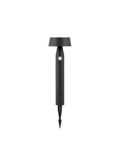 Nova Luce LED Solar-Wegeleuchte Chiaro 1W warmweiss 3000K Bewegungsmelder IP54 Schwarz Aluminium 50cm 9136462