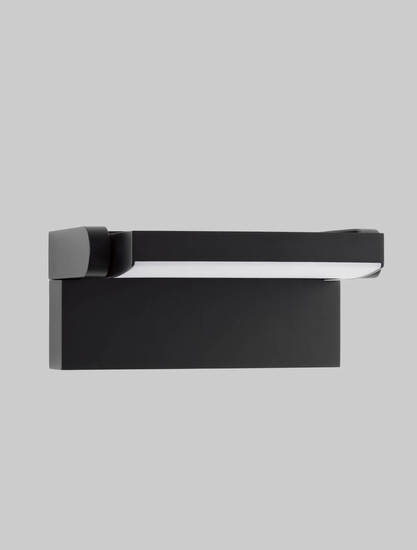 Nova Luce LED Außen-Wandleuchte Sally schwenkbar 20W warmweiss 3000K IP54 salzwasserfest Schwarz Aluminium 21x16,5cm 9176105