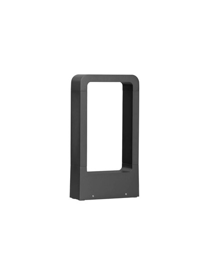 Nova Luce LED Sockelleuchte Minimal 7W warmweiss 3000K IP65 salzwasserfest Schwarz Aluminium 30cm 9176111