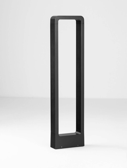 Nova Luce LED Wegeleuchte Minimal 7W warmweiss 3000K IP65 salzwasserfest Schwarz Aluminium 65cm 9176112