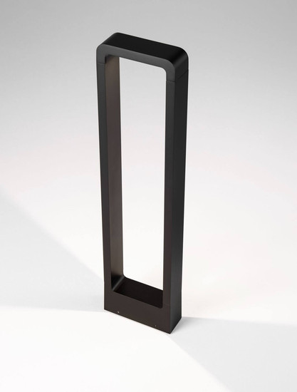 Nova Luce LED Wegeleuchte Minimal 7W warmweiss 3000K IP65 salzwasserfest Schwarz Aluminium 65cm 9176112
