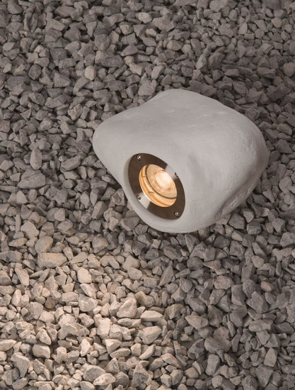 Nova Luce LED Akzentleuchte Petra 3W warmweiss 3000K IP65 salzwasserfest Weiß Beton 20x14cm 9186182