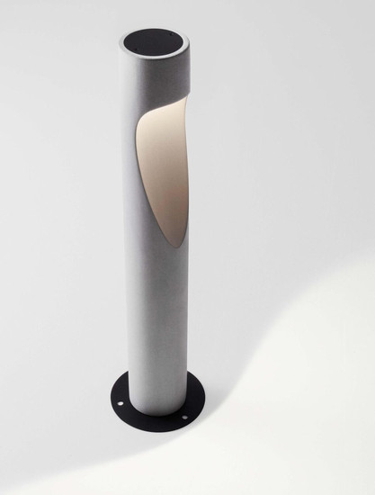 Nova Luce LED Wegeleuchte Nodino 6W warmweiss 3000K IP65 salzwasserfest Grau Beton 75cm 9186706