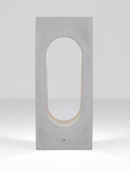 Nova Luce LED Sockelleuchte Stage 6W warmweiss 3000K IP65 salzwasserfest Grau Beton 35cm 9186707