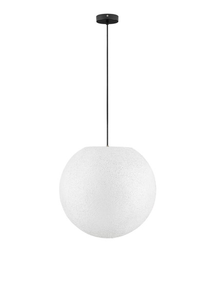 Nova Luce Außen-Pendelleuchte Moon E27 IP65 salzwasserfest Weiß Ø50cm 9186712
