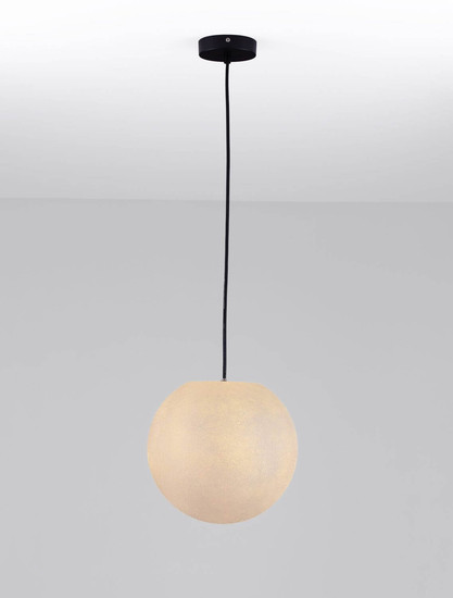 Nova Luce Außen-Pendelleuchte Moon E14 IP65 salzwasserfest Weiß Ø30cm 9186714