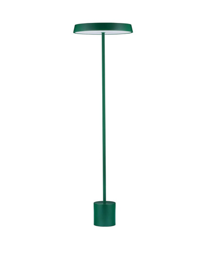 Nova Luce LED Stehleuchte Vetro 33W warmweiss 3000K Grün Aluminium 136cm 9223417
