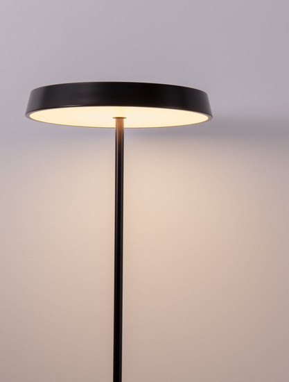 Nova Luce LED Stehleuchte Vetro 33W warmweiss 3000K Schwarz Aluminium 136cm 9223419