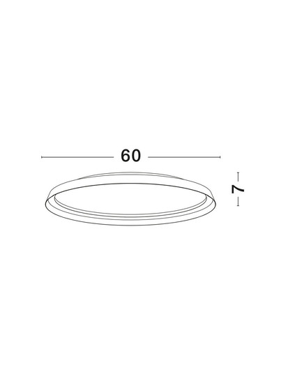 Nova Luce LED Deckenleuchte Ormi dimmbar 48W CCT warm-/neutralweiss 2700/3000/4000K Champagnerbraun Aluminium Ø60cm 9345701