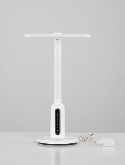 Nova Luce LED Stehleuchte Biolight schwenkbar dimmbar 19W neutralweiss 4000K Weiß Aluminium 58cm 9416977