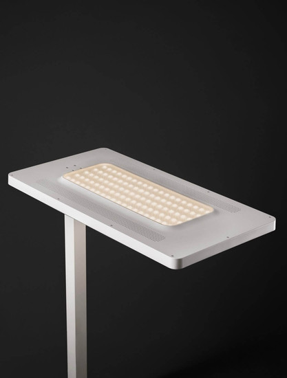 Nova Luce LED Stehleuchte Biolight dimmbar 77W neutralweiss 4000K Bewegungsmelder Weiß Aluminium 198cm 9416978