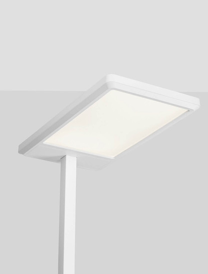 Nova Luce LED Stehleuchte Biolight dimmbar 77W neutralweiss 4000K Bewegungsmelder Weiß Aluminium 198cm 9416978