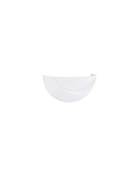 Nova Luce Wandleuchte Alas E14 Weiß Gips 34x17cm 9540231