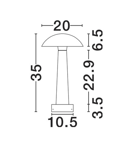 Nova Luce LED Sockelleuchte Tura 7W warmweiss 3000K IP65 salzwasserfest Schwarz Beton 35cm 9540237