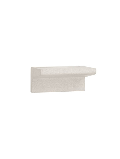 Nova Luce LED Außen-Wandleuchte Lita 6W warmweiss 3000K IP65 salzwasserfest Weiß Beton 20x12cm 9540240