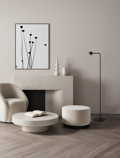Nova Luce LED Stehleuchte Sfera 6W warmweiss 3000K Schwarz Stahl Aluminium 126cm 9540254