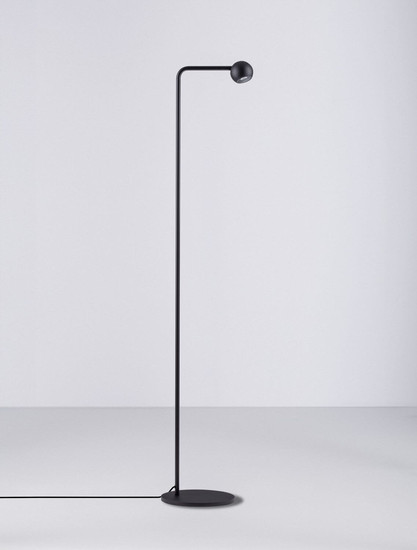 Nova Luce LED Stehleuchte Sfera 6W warmweiss 3000K Schwarz Stahl Aluminium 126cm 9540254