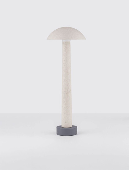 Nova Luce LED Wegeleuchte Tura 7W warmweiss 3000K IP65 salzwasserfest Weiß Beton 55cm 9540269