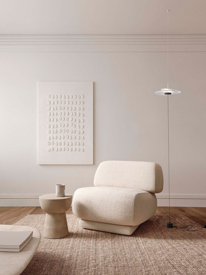 Nova Luce LED Stehleuchte Olea dimmbar 16W warmweiss 3000K Weiß Aluminium 340cm 9580696