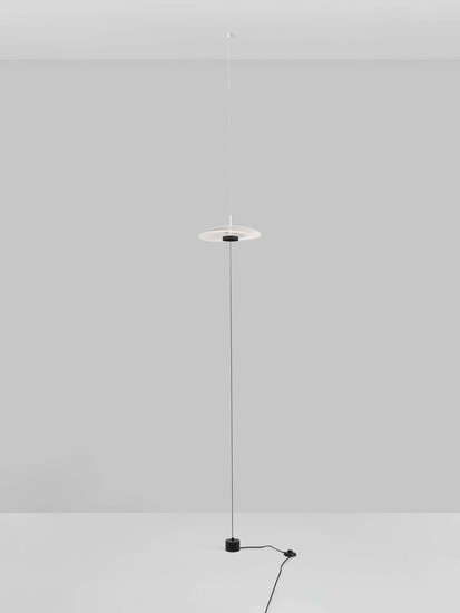Nova Luce LED Stehleuchte Olea dimmbar 16W warmweiss 3000K Weiß Aluminium 340cm 9580696