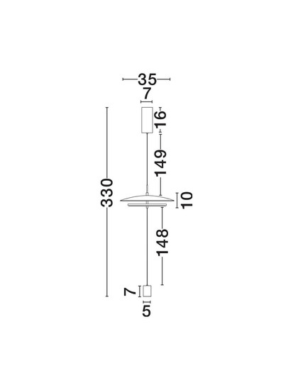 Nova Luce LED Stehleuchte Olos dimmbar 21W warmweiss 3000K Weiß Chrom Glas Aluminium 330cm 9580701