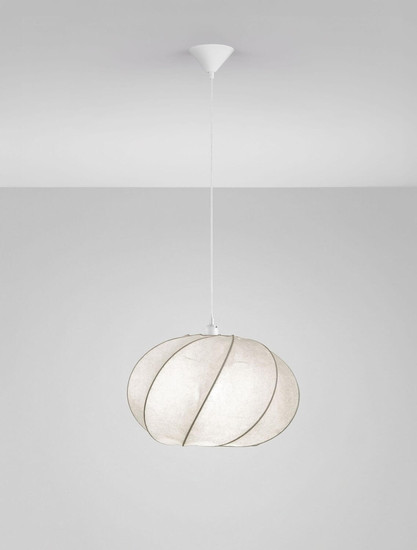 Nova Luce Pendelleuchte Bora E27 Weiß Ø45cm 9586618