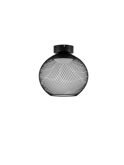Nova Luce LED Deckenleuchte Kinetic 12W warmweiss 3000K Schwarz Metall Ø30cm 9620156