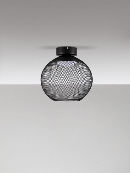 Nova Luce LED Deckenleuchte Kinetic 12W warmweiss 3000K Schwarz Metall Ø30cm 9620156