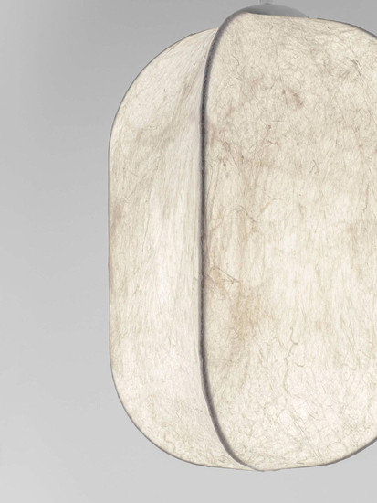 Nova Luce Pendelleuchte Pierida E27 Weiß Metall Seide Ø30cm 9620164