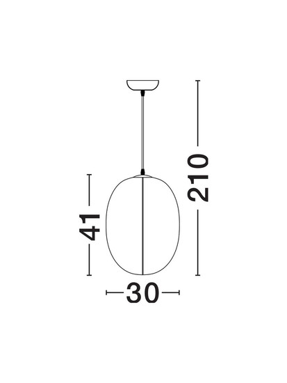 Nova Luce Pendelleuchte Pierida E27 Weiß Metall Seide Ø30cm 9620164