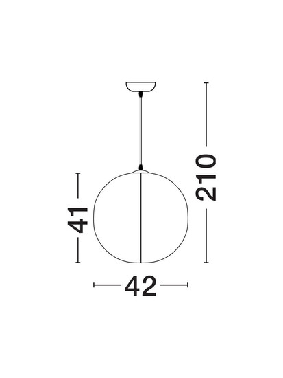 Nova Luce Pendelleuchte Pierida E27 Weiß Metall Seide Ø42cm 9620165