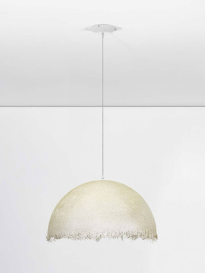 Nova Luce Pendelleuchte Lalu E27 Weiß Ø60cm 9620169