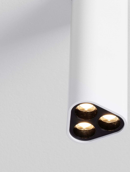 Nova Luce LED Deckenleuchte Etho 6W warmweiss 3000K Weiß Aluminium 15x5cm 9695102