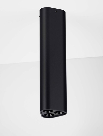 Nova Luce LED Deckenleuchte Etho 6W warmweiss 3000K Schwarz Aluminium 20x5cm 9695103
