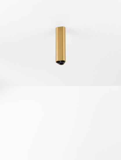 Nova Luce LED Deckenleuchte Etho 6W warmweiss 3000K Gold Aluminium 20x5cm 9695158