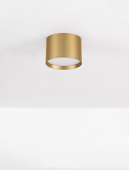 Nova Luce LED Deckenleuchte Ziare 17W warmweiss 3000K Gold Aluminium Ø12cm 9695168