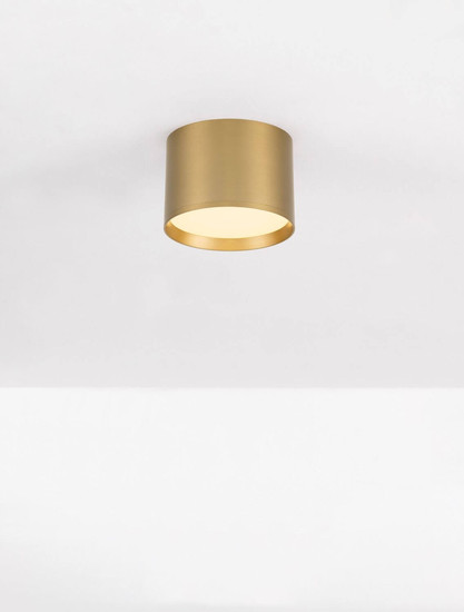 Nova Luce LED Deckenleuchte Ziare 17W warmweiss 3000K Gold Aluminium Ø12cm 9695168