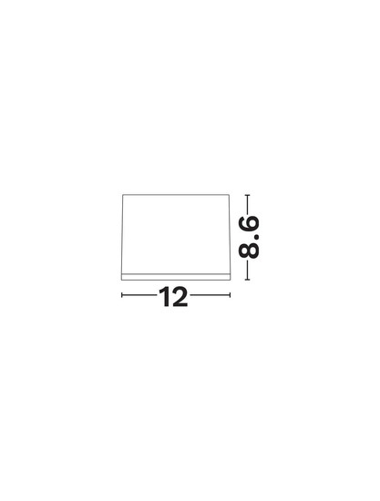 Nova Luce LED Deckenleuchte Ziare 17W warmweiss 3000K Schwarz Nickel Aluminium Ø12cm 9695169