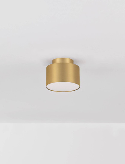 Nova Luce LED Deckenleuchte Ozen 16W warmweiss 3000K Gold Aluminium Ø11cm 9695170
