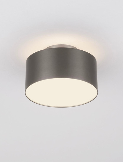 Nova Luce LED Deckenleuchte Ozen 24W warmweiss 3000K Schwarznickel Aluminium Ø14cm 9695173