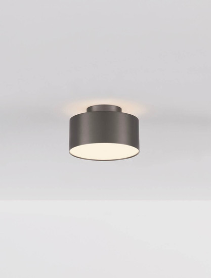 Nova Luce LED Deckenleuchte Ozen 24W warmweiss 3000K Schwarznickel Aluminium Ø14cm 9695173