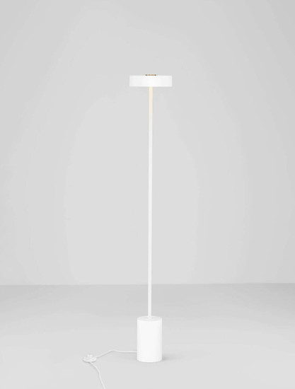 Nova Luce LED Stehleuchte Thea 17W warmweiss 3000K Weiß Metall 135cm 9695293