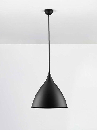 Nova Luce Pendelleuchte Syntopia 3-flammig 3xE27 Schwarz Metall Ø46cm 9695295
