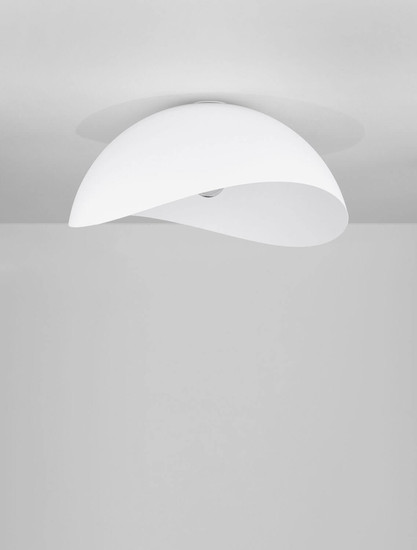 Nova Luce Deckenleuchte Opsi E27 Weiß Metall Ø50cm 9695298