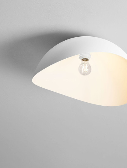 Nova Luce Deckenleuchte Opsi E27 Weiß Metall Ø50cm 9695298
