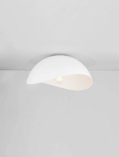 Nova Luce Deckenleuchte Opsi E27 Weiß Metall Ø40cm 9695303