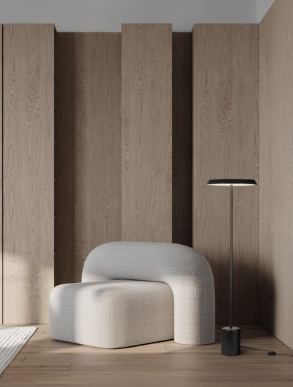 Nova Luce LED Stehleuchte Ophelia 27W warmweiss 3000K Schwarz Holz Metall 135cm 9695324
